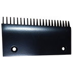 Comb Plate, Finger Center, Black Powder Coat