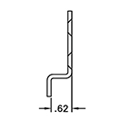SEES FireTab Z-Bracket, 5/8"