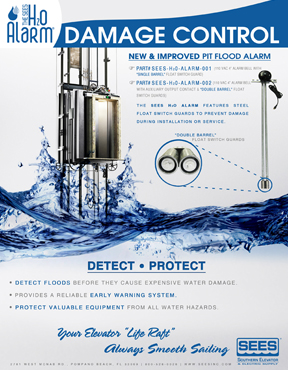 SEES Pit Flood Switch, Nema4X Encloser