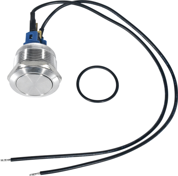 SS Push Button, 22mm No Illumination, IP65