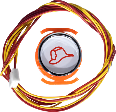 Fire Service Indicator, Rnd Flush S/S