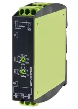 Phase Relay, 3 Phase Monitor, 200-600v