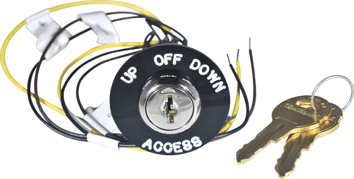 Key Switch, 3Pos/Rm1 Access