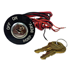 Key Switch, 2Pos/Rm2 Indep Serv, Off/On,