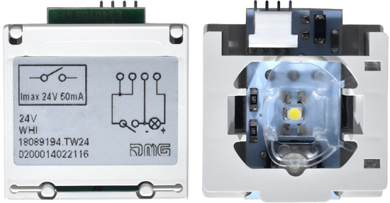 Contact, for 24V White 4 Pin