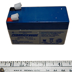 Battery, 12V, 1.4AH, 3.78"L x