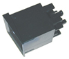 PUSH BUTTON HOUSING,BLACK SQUA