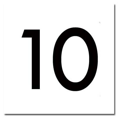 BUTTON INSERT, SQUARE #10