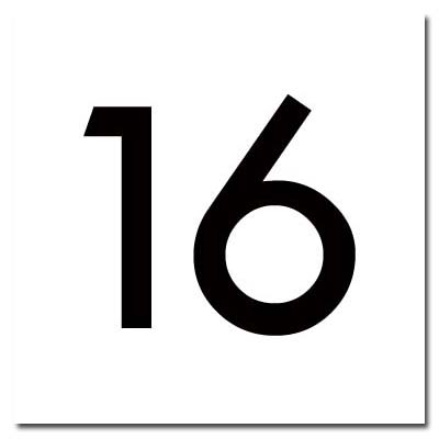 BUTTON INSERT, SQUARE #16