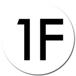 BUTTON INSERT, ROUND "1F"