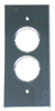 HALL STATION PLATE 3X7 DOUBLE