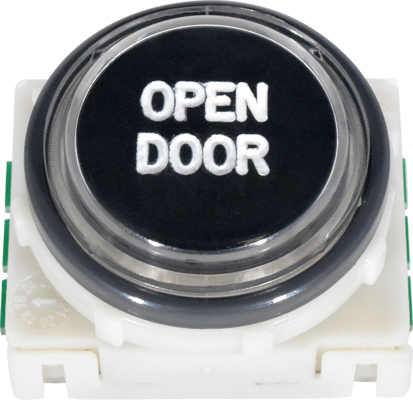 US Button Assy, "Open Door"