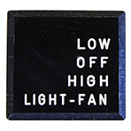 US Bezel Insert, Light-Fan
