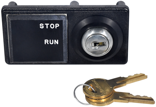 US Keyswitch Assy, Run-Stop