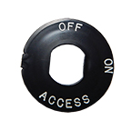 Bezel, Round Black Marked