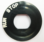 BEZEL, ROUND BLACK, MARKED STO