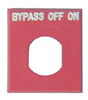 BEZEL, SQR RED BLANK FOR KEY S