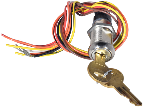 Keyswitch, 2 Pos Spring Return