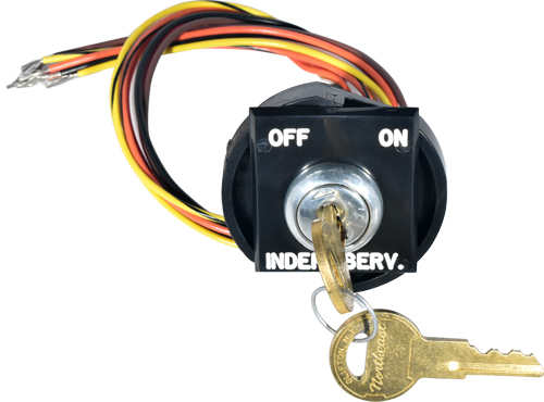 KeySw, "Indep Serv" Off-On 2P SEES #3 Key