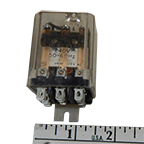 RELAY, FLANGED PLUG IN 240VAC