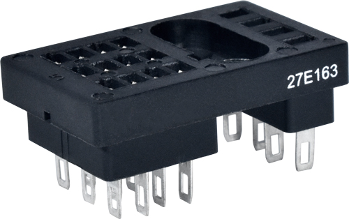 SOCKET, FOR 4 POLE RELAY