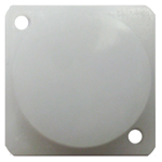 BUTTON, TYPE A, BLANK, WHITE