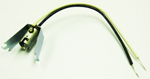 LAMP HOLDER, WITH LEADS