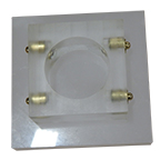 Square Lens, 4" x 4" w/ 2-5/8"