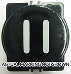 BUTTON, BLACK, CAR STA. #1