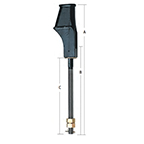 WEDGE SOCKT 5/8"ROPE 12"ROD L