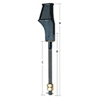 WEDGE SOCKT 5/8"ROPE 30"ROD L